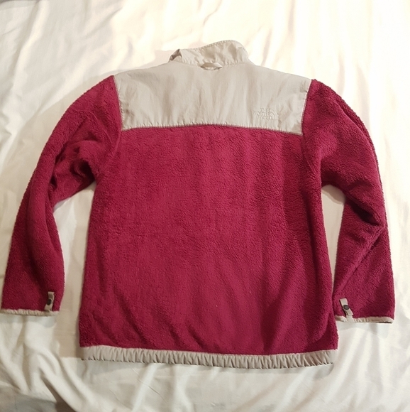 The North Face plush girls size Large sweater jacket - Picture 2 of 4